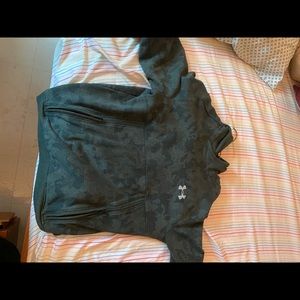Dark Green Under Armor Hoodie